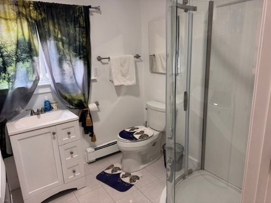 Bathroom, Glass Shower, Interior