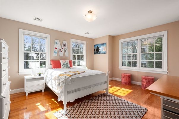 Bedroom, Interior, Wood Texture Flooring