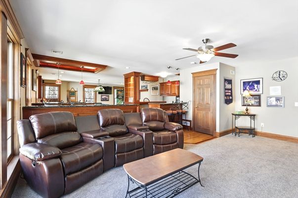 Home Theatre Room, Interior, Kitchen, Living room, Pendant Lights, Recessed Lighting