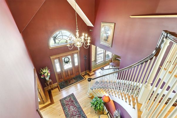Chandelier, Interior, Wood Texture Flooring