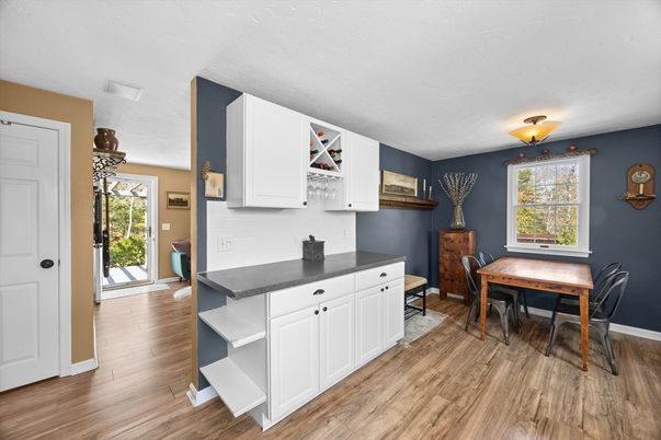 Dining room, Interior, Wood Texture Flooring