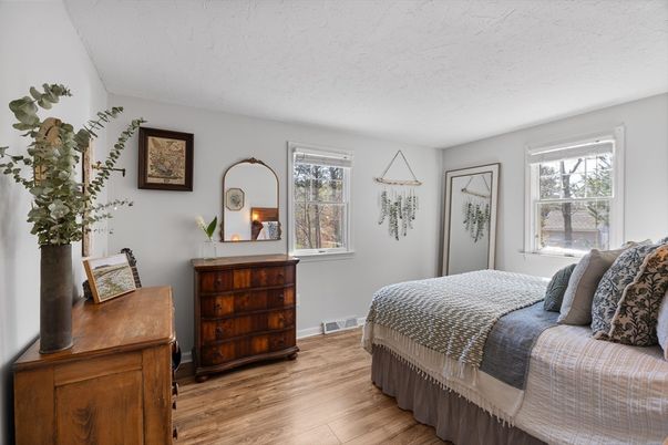 Bedroom, Interior, Wood Texture Flooring