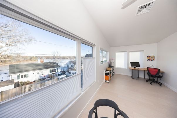 Home Office, Interior, Wood Texture Flooring