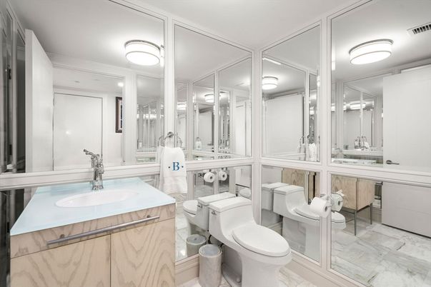Bathroom, Glass Shower, Interior, Marble