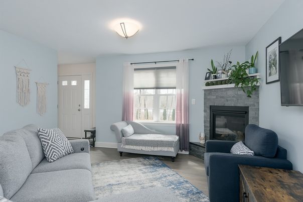 Fireplace, Interior, Living room, Wood Texture Flooring