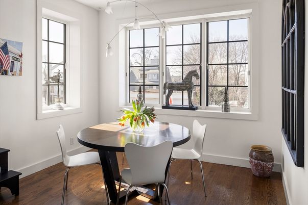 Dining room, Interior, Wood Texture Flooring
