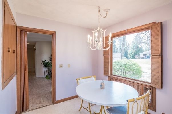 Chandelier, Dining room, Interior