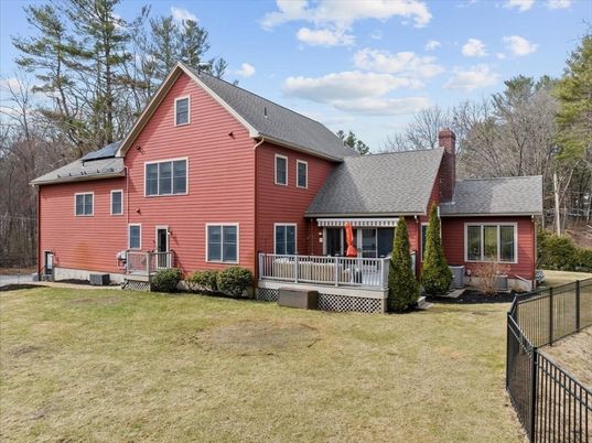 Backyard, Exterior, Facade, Solar Panels, Brick Traditional