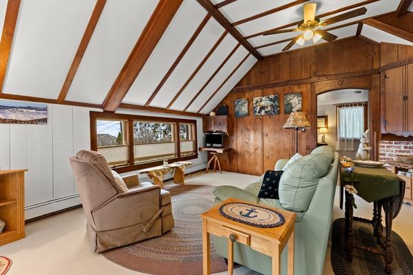 Interior, Living room, Wooden Beams, Wooden Walls
