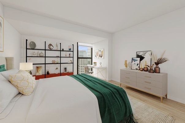 Bedroom, Home Office, Interior, Wood Texture Flooring