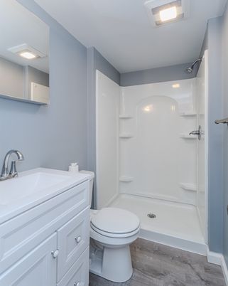 Bathroom, Interior, Wood Texture Flooring