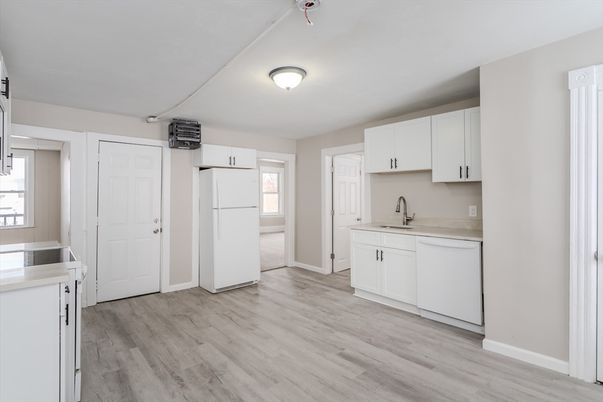 Interior, Kitchen, Wood Texture Flooring
