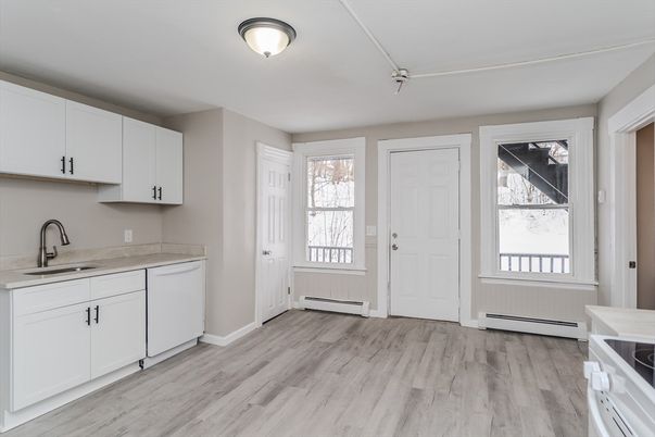 Interior, Kitchen, Wood Texture Flooring