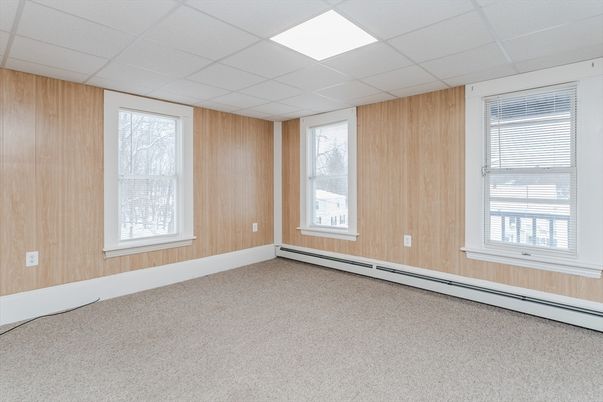 Empty room, Interior, Recessed Lighting, Wooden Walls