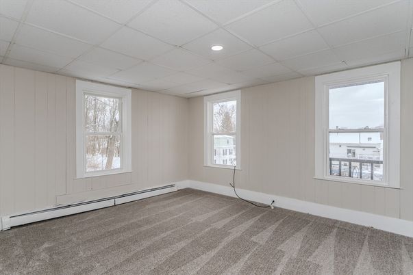 Empty room, Interior, Recessed Lighting