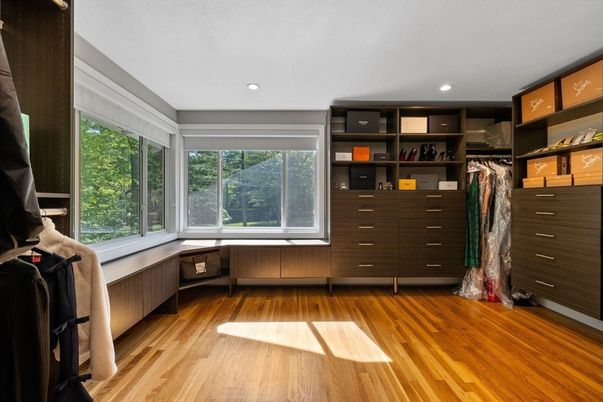 Interior, Recessed Lighting, Walk-in Closets, Wood Texture Flooring