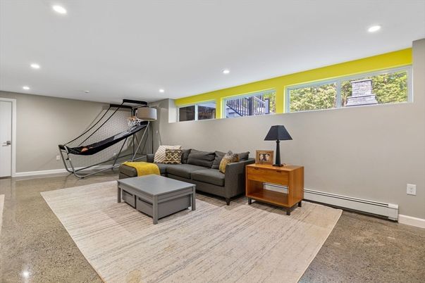 Interior, Living room, Recessed Lighting