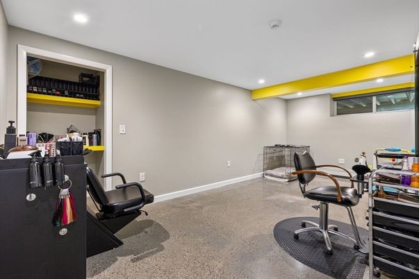 Home Office, Interior, Recessed Lighting