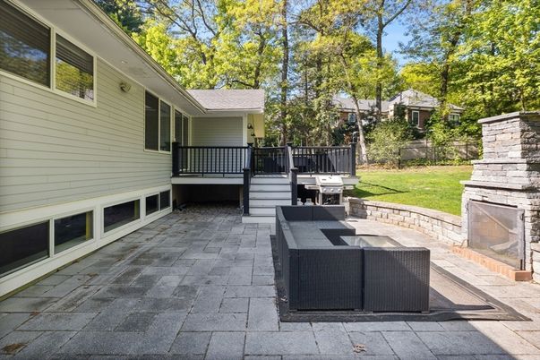 Backyard, Exterior, Fireplace