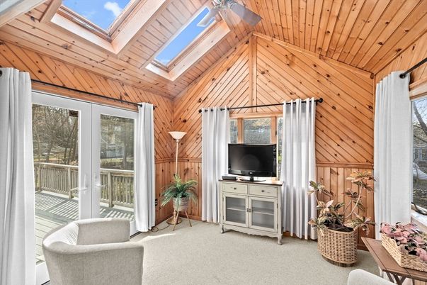 Interior, Sun Room, Wooden Ceilings, Wooden Walls