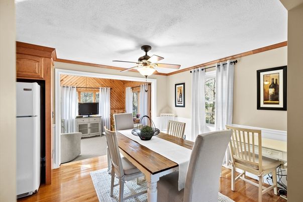 Dining room, Interior, Wood Texture Flooring