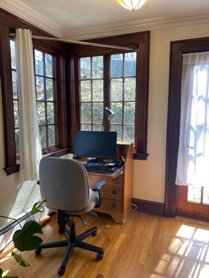 Home Office, Interior, Wood Texture Flooring