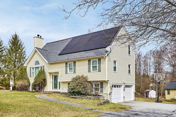 Attached, Exterior, Facade, Solar Panels, Raised Ranch