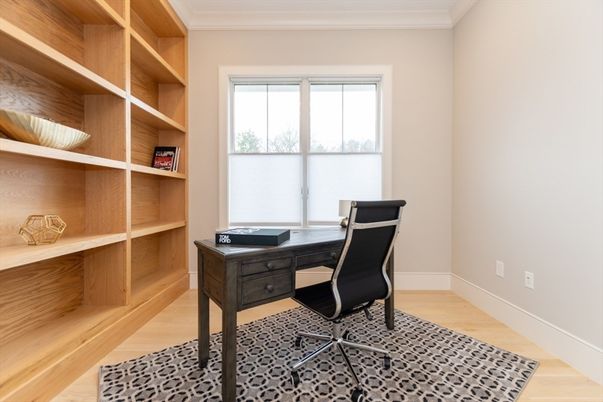 Home Office, Interior, Wood Texture Flooring