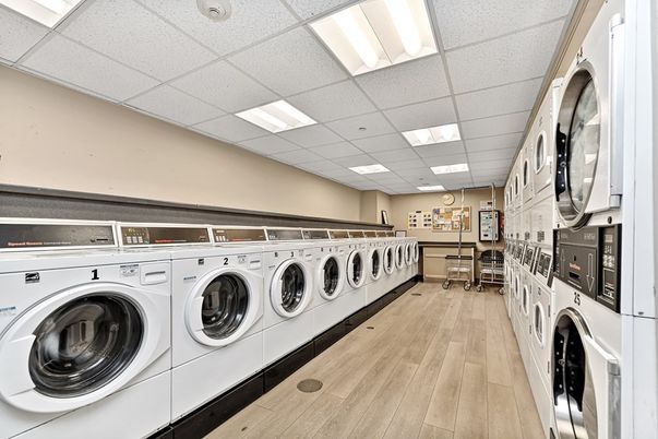 Interior, Recessed Lighting, Washer, Wood Texture Flooring