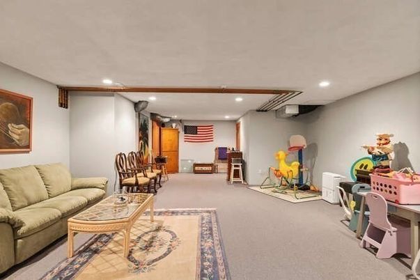 Interior, Living room, Recessed Lighting