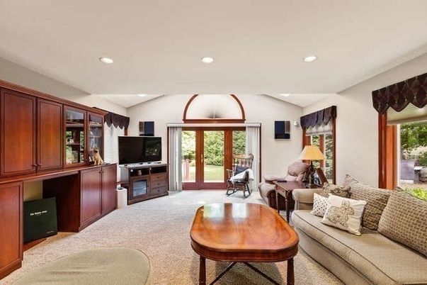 Interior, Living room, Recessed Lighting