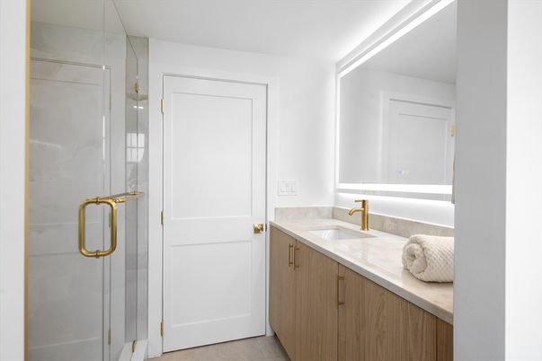 Bathroom, Glass Shower, Interior