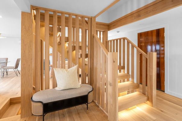 Interior, Recessed Lighting, Wood Texture Flooring