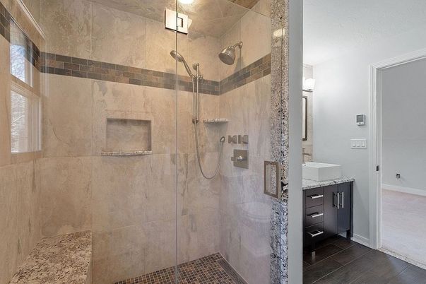 Bathroom, Glass Shower, Interior