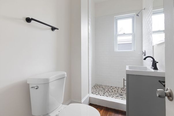 Bathroom, Interior, Wood Texture Flooring