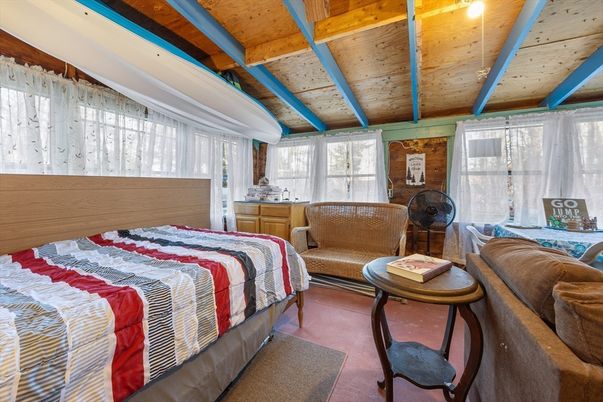 Bedroom, Interior, Wooden Beams, Wooden Ceilings