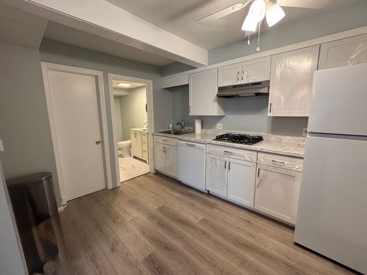 Interior, Kitchen, Wood Texture Flooring