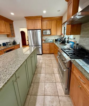 Interior, Kitchen, Recessed Lighting, Stainless Steel Appliances