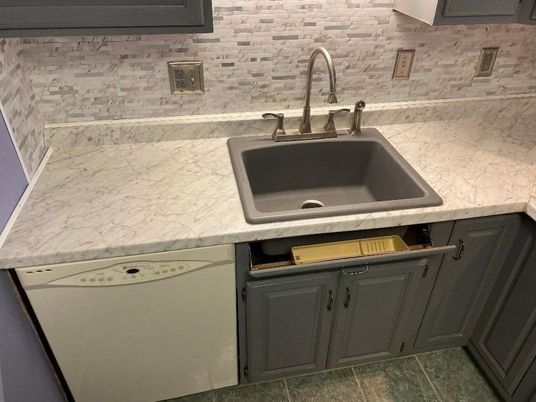 Interior, Kitchen, Marble Walls