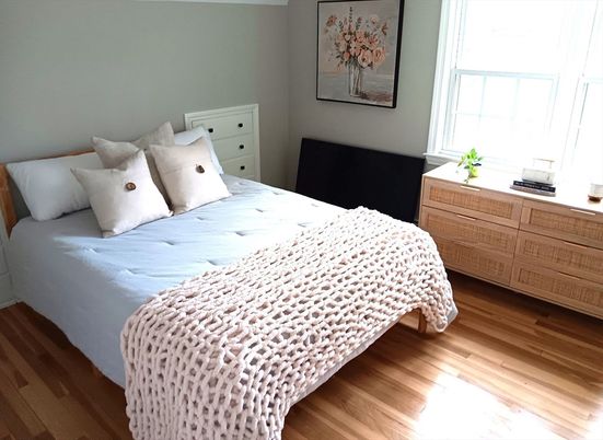 Bedroom, Interior, Wood Texture Flooring
