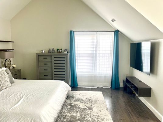 Bedroom, Interior, Wood Texture Flooring