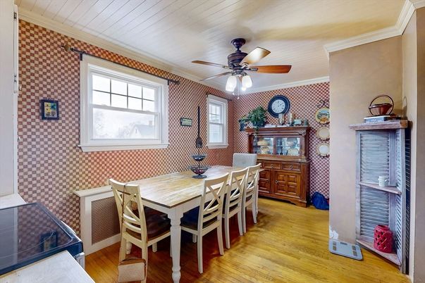 Dining room, Interior, Wood Texture Flooring