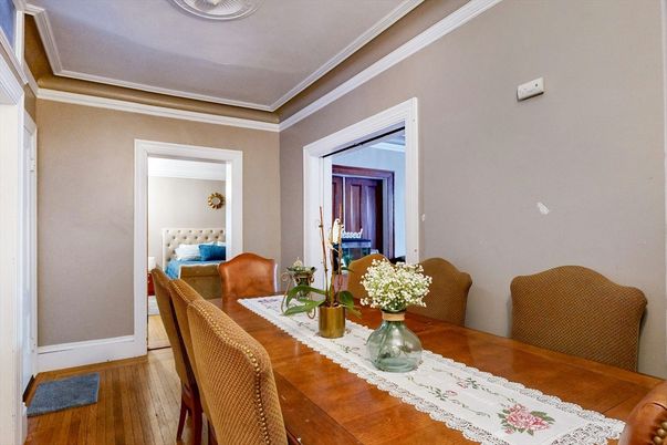Dining room, Interior, Wood Texture Flooring