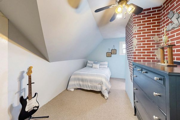 Bedroom, Interior, Stone Walls