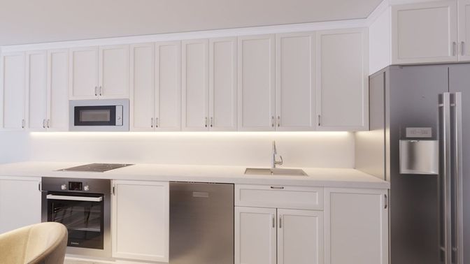 Interior, Kitchen, Stainless Steel Appliances
