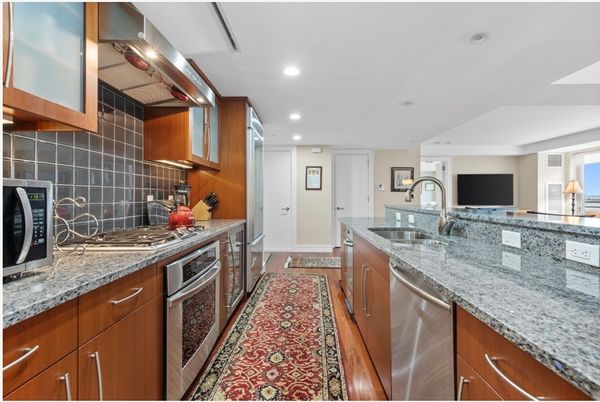 Interior, Kitchen, Recessed Lighting, Stainless Steel Appliances