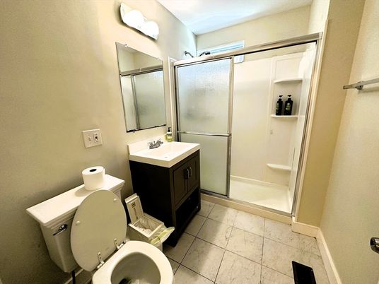 Bathroom, Glass Shower, Interior