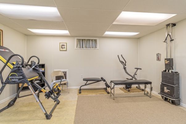 Fitness Equipment, Interior, Recessed Lighting