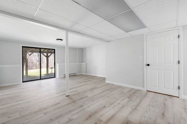 Empty room, Interior, Wood Texture Flooring
