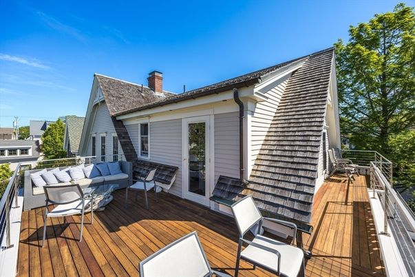 Exterior, Wood Texture Flooring